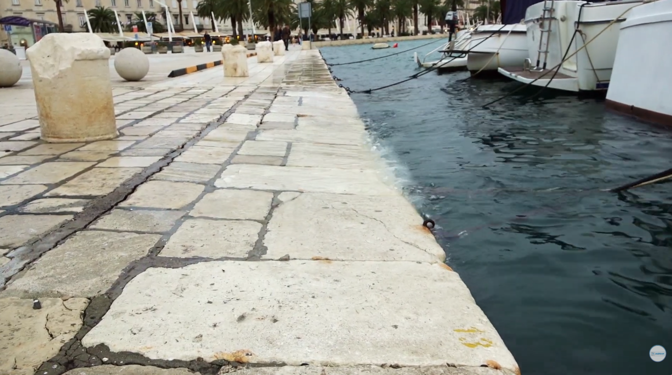 Matejuška:komad šetnice utonuo u more